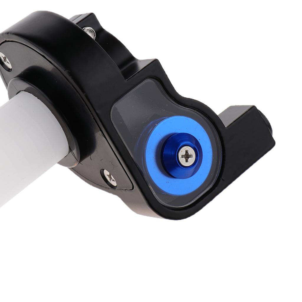 Twist Throttle Grip&Cable for CRF50 70 110 ATV DIRT BIKE Blue + Silver