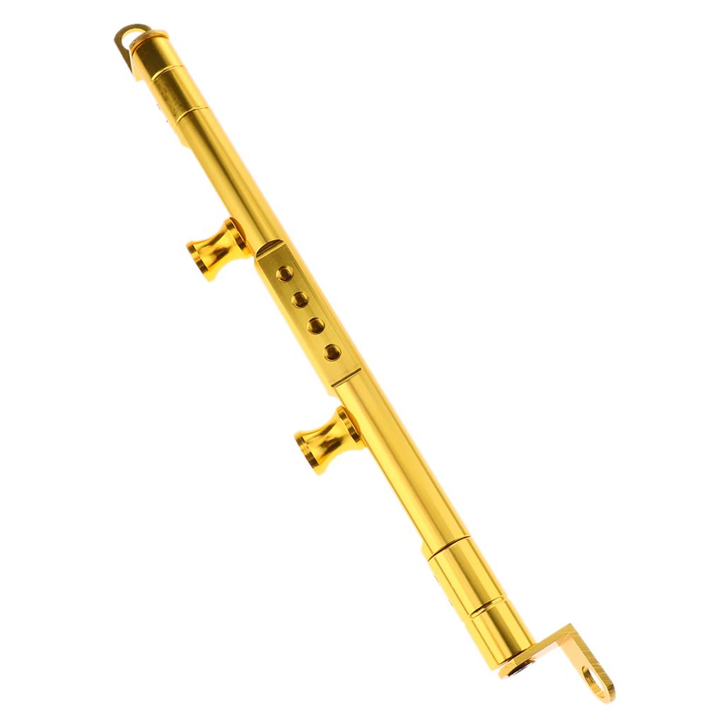 Aluminum Alloy Steering Wheel Strengthen Motorcycle  Balance Crossbar  Yellow
