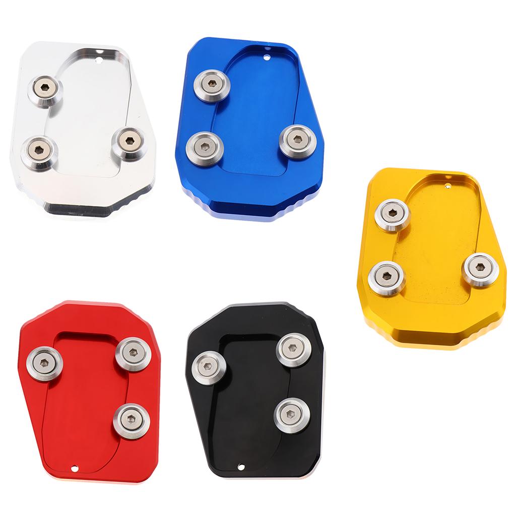 Motorcycle Kickstand Side Extension Plate Pad for Yamaha MT-09 13-16 Red