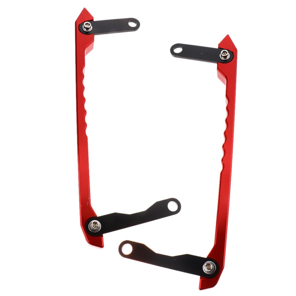 Motorcycle Rear Passenger Seat Grab Bar Handle for Yamaha FZ09 13-15  Red