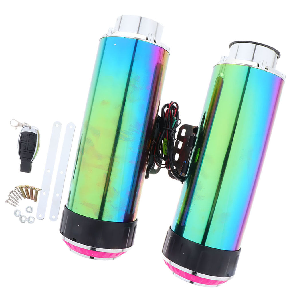 12V Bluetooth Motorcycle Audio System, Hand-free Speakers, Bass MP3 Player