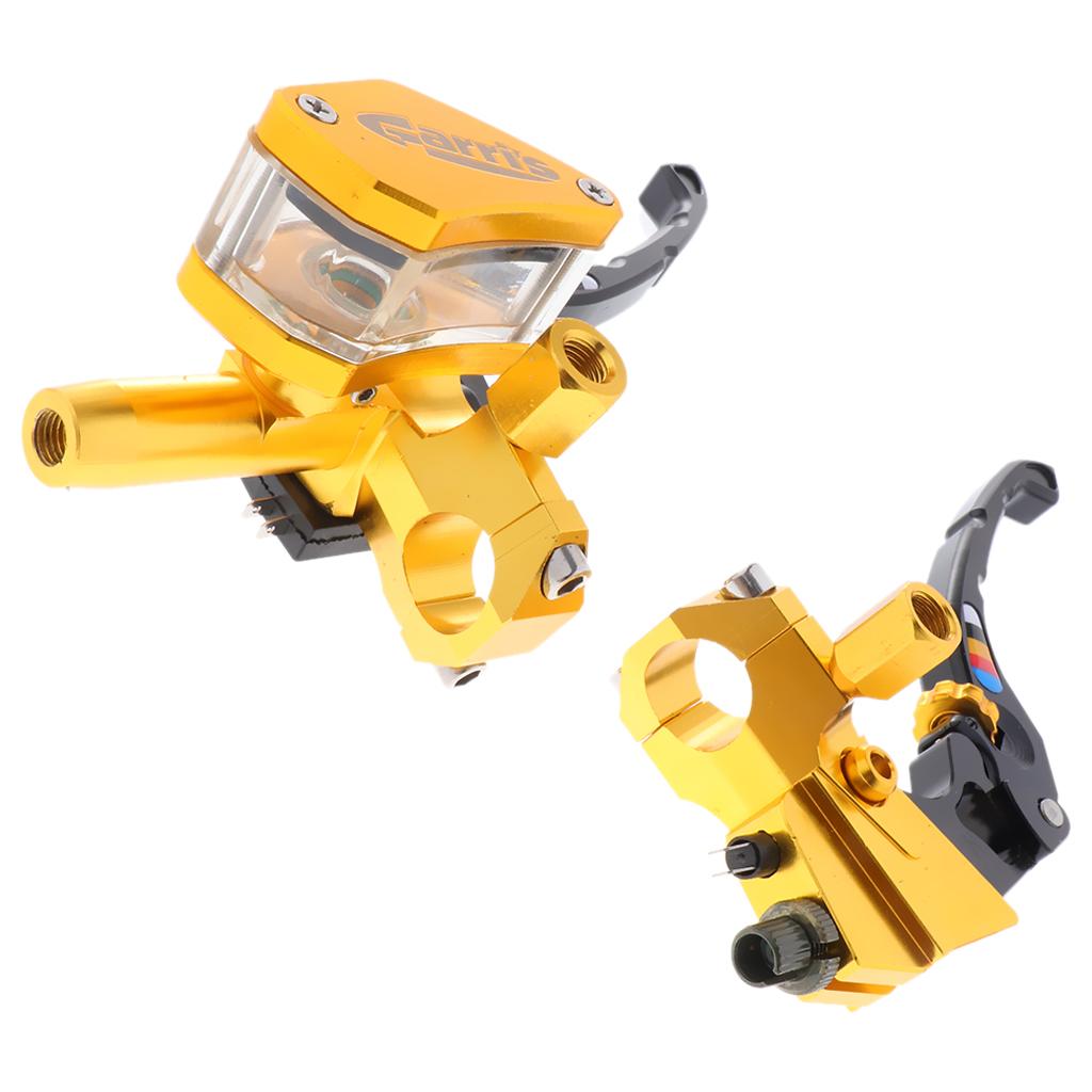 Foldable Motorcycle Brake Clutch Levers  Golden
