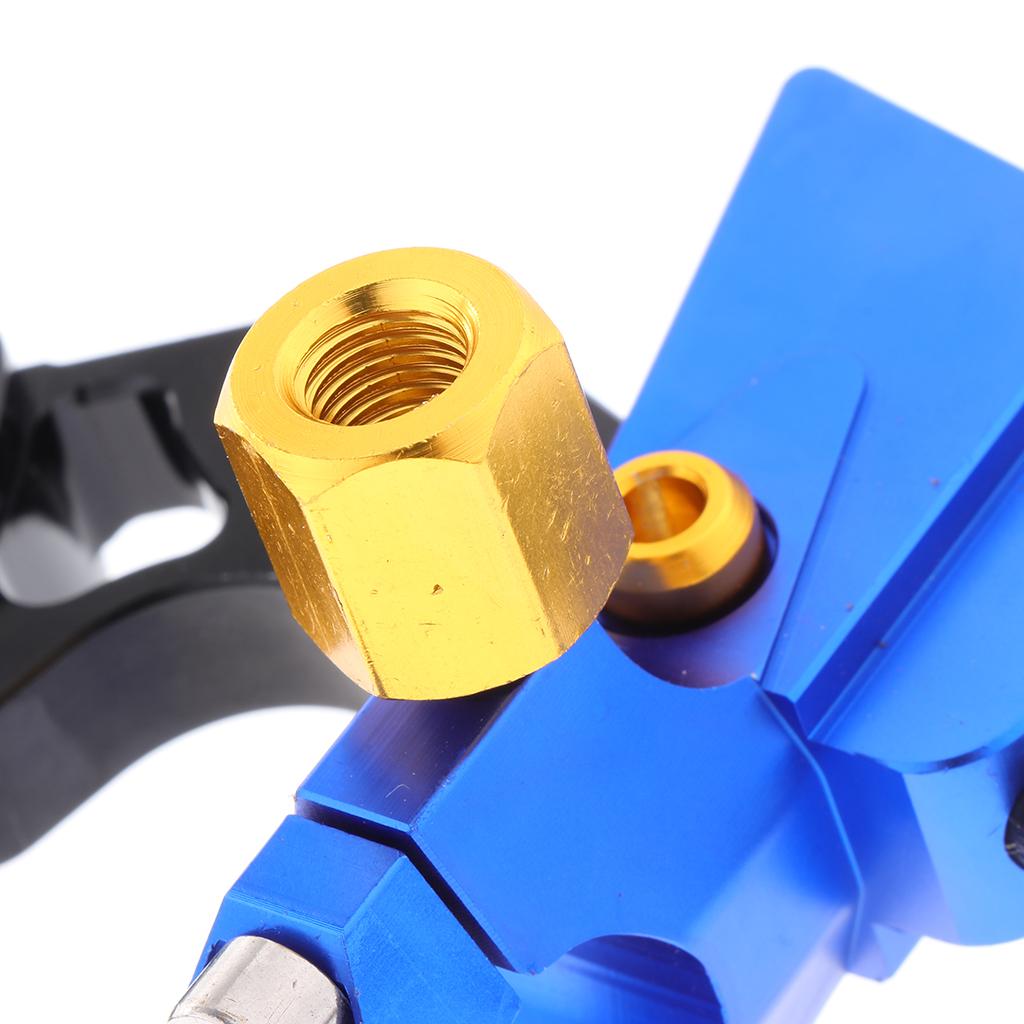Foldable Motorcycle Brake Clutch Levers  Blue