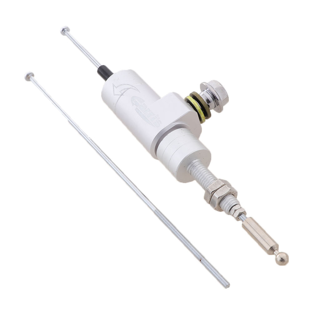 Hydraulic Clutch Master Cylinder Brake Pump M10x1.25mm for Motorcycle Silver