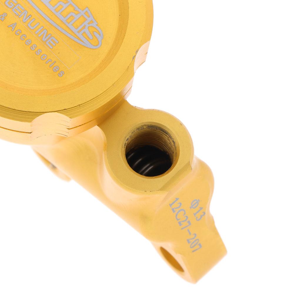 Universal Motorcycle CNC Alloy Hydraulic Rear Brake Pump Golden