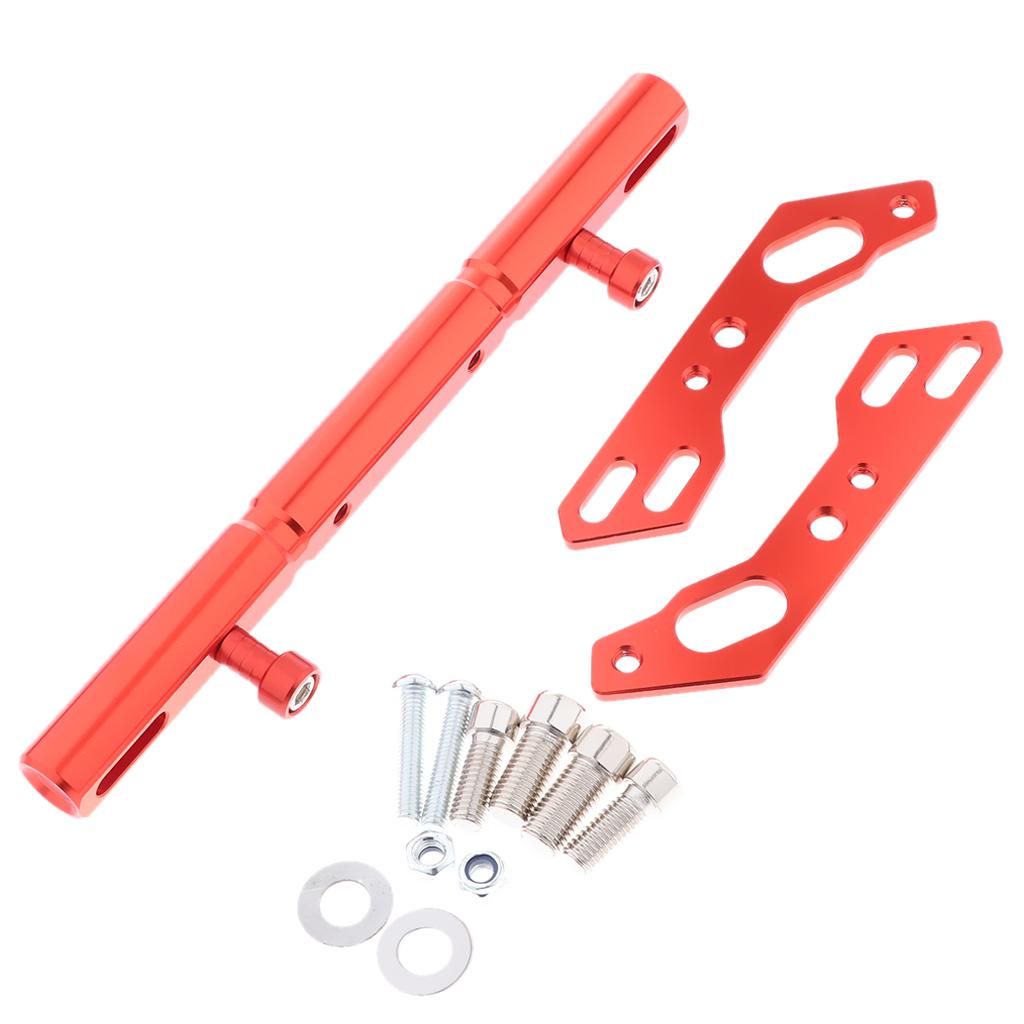 Universal Motorcycle Handlebar Balance Cross Bar Hand Lever Alloy Orange