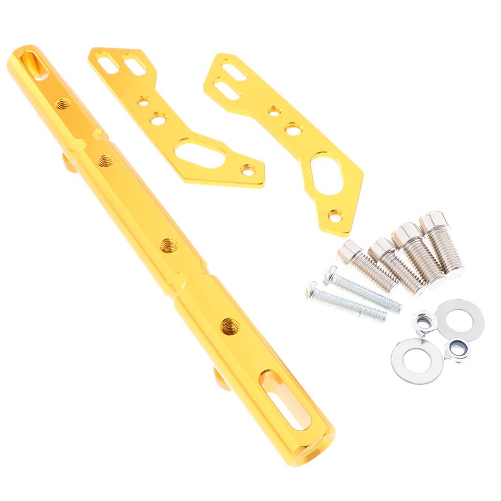 Universal Motorcycle Handlebar Balance Cross Bar Hand Lever Alloy Golden