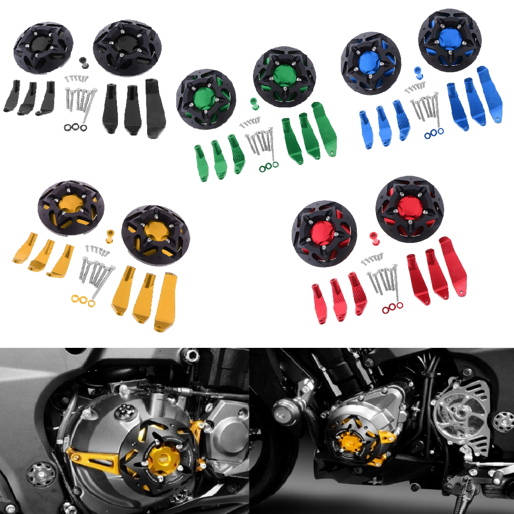 Motorcycle CNC Engine Protective Cover for Kawasaki Z1000SX 10-16 Blue