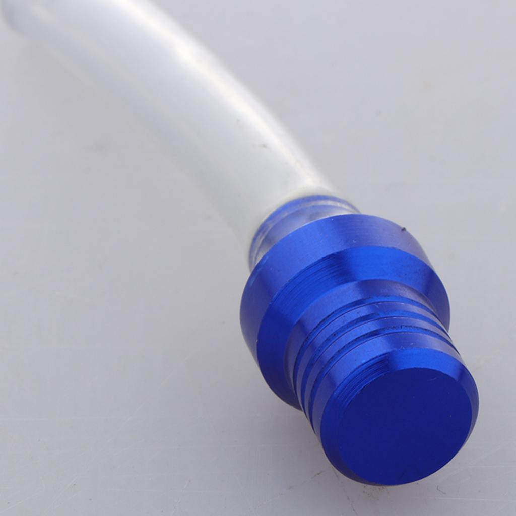 Fuel Gas Tank Cap Air Vent Tube Breather for Pit Dirt Bike Motorcycle Blue