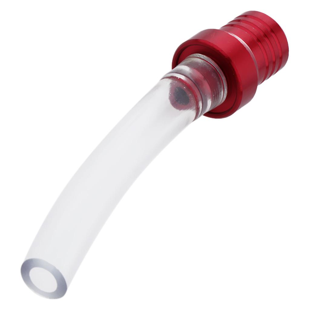 3xFuel Gas Tank Cap Air Vent Tube Breather for Pit Dirt Bike Motorcycle Red