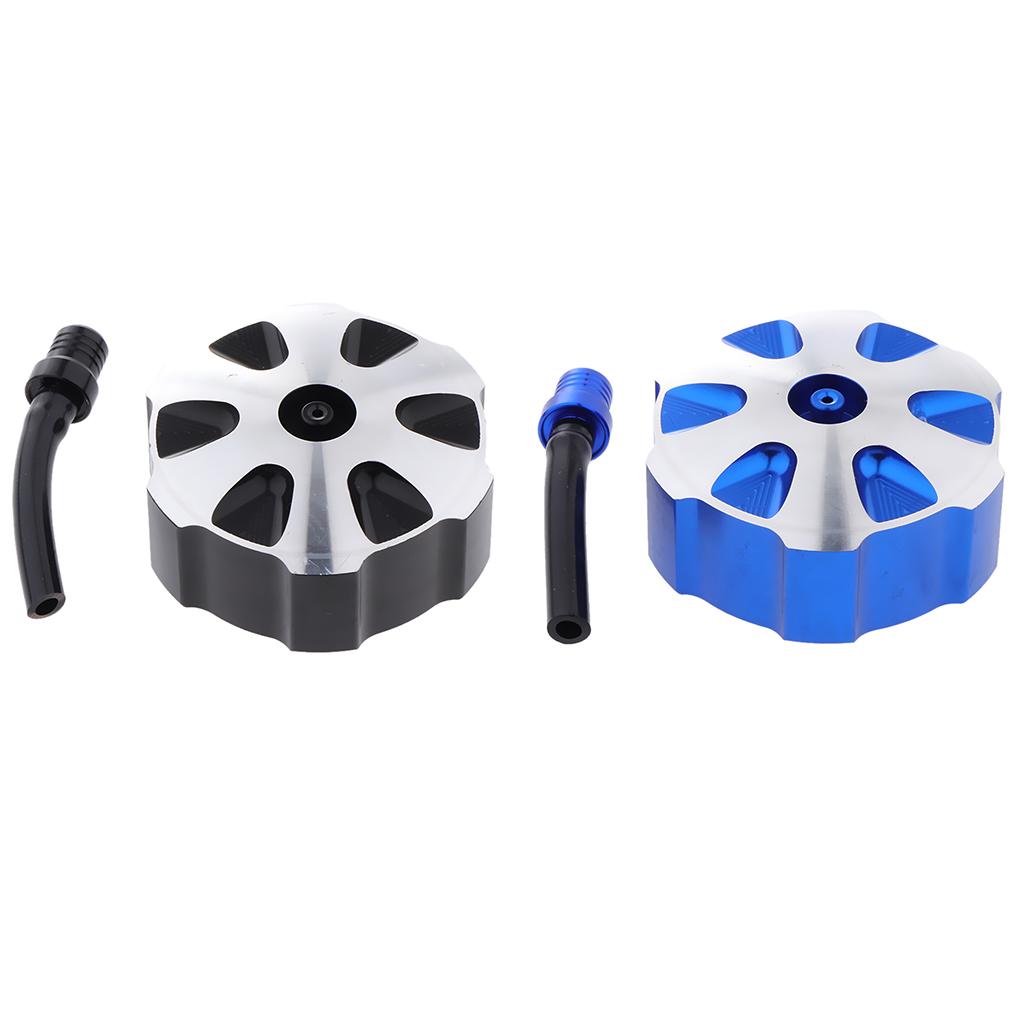 CNC Alumium Alloy Motorcycles Fuel Tank Gas Cap Cover for Yamaha  Black