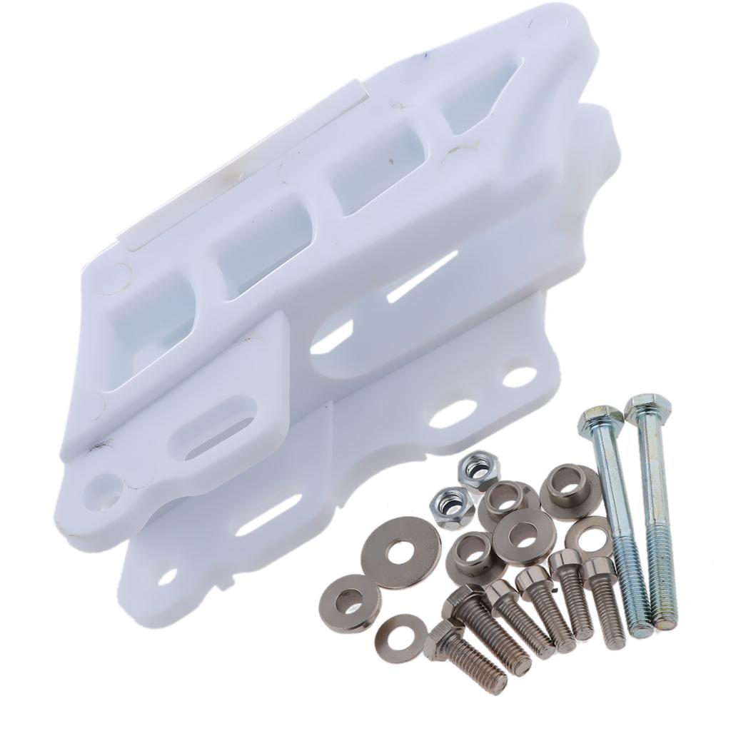 Motorcycle Chain Guide Guard Protector For Kawasaki KX250F 450F White