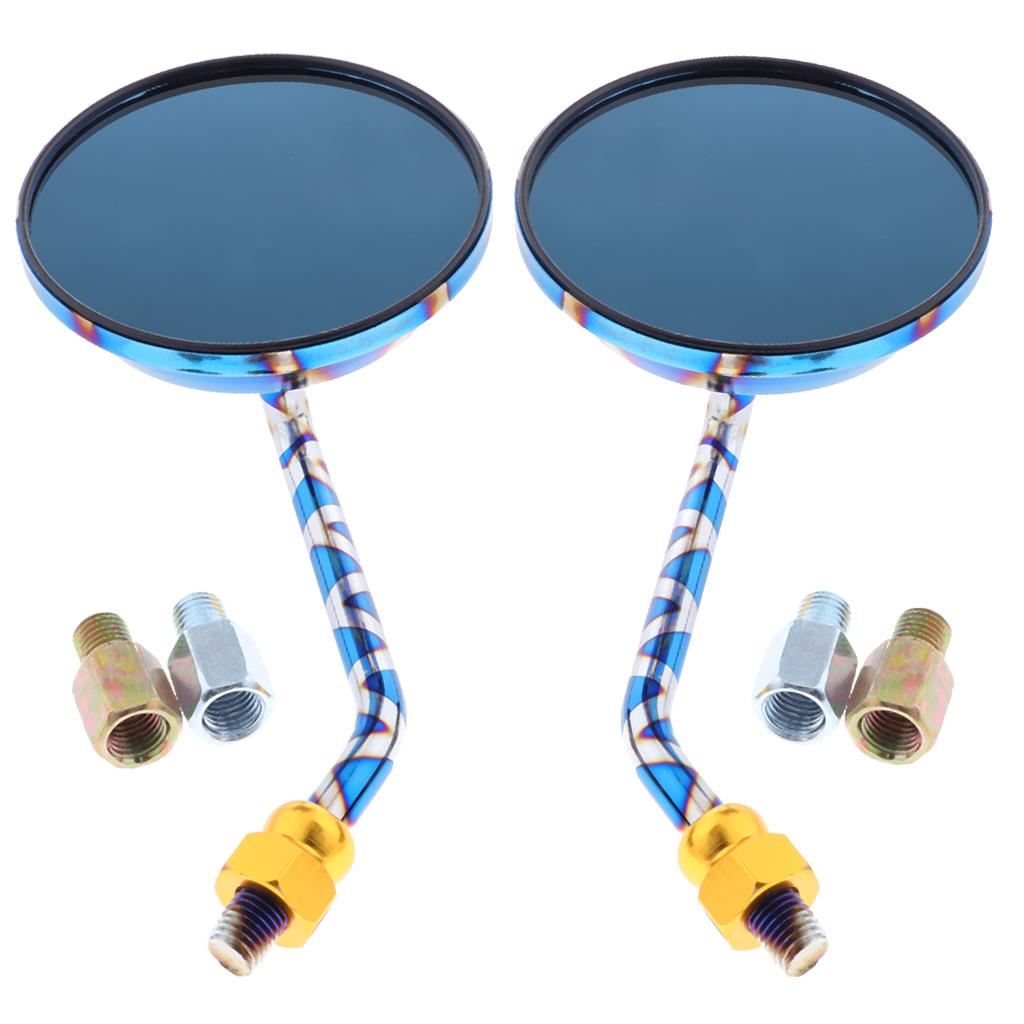 1 Pair Universal Motorcycle Rearview Mirror Motorcycle Side Mirror small