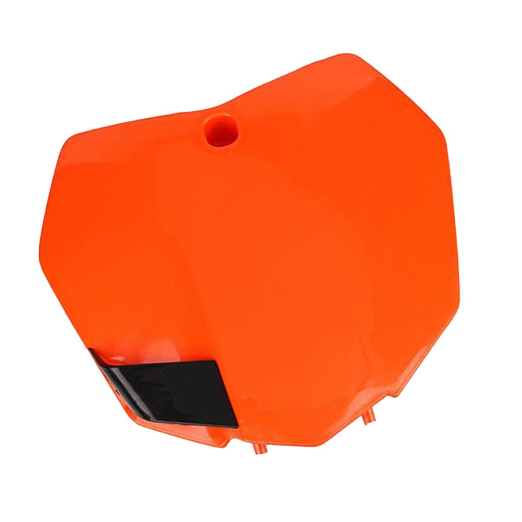 Motorcycle Front Number Plate Name Plate for KTM Models Orange