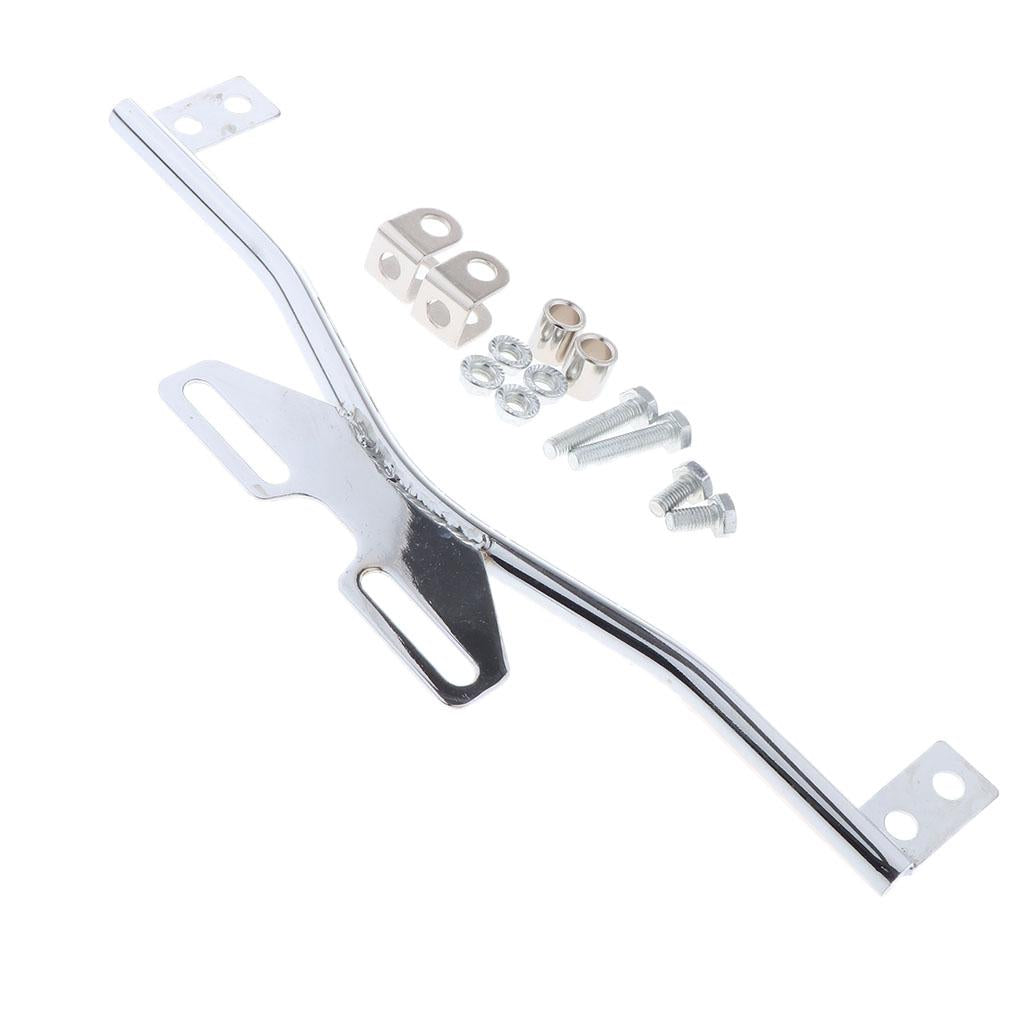 Chrome Motorcycle Light Bar Mount Bracket Clamp For Spot Fog Turn Signal