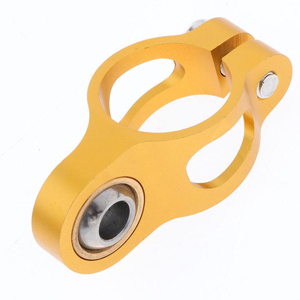 Motorcycle Adjustable Steering Damper Silver+Golden