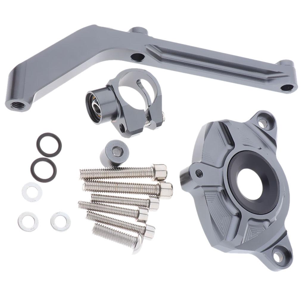 Motorcycle CNC Damper Steering Bracket for KAWASAKI Z1000 2014-2016  Grey