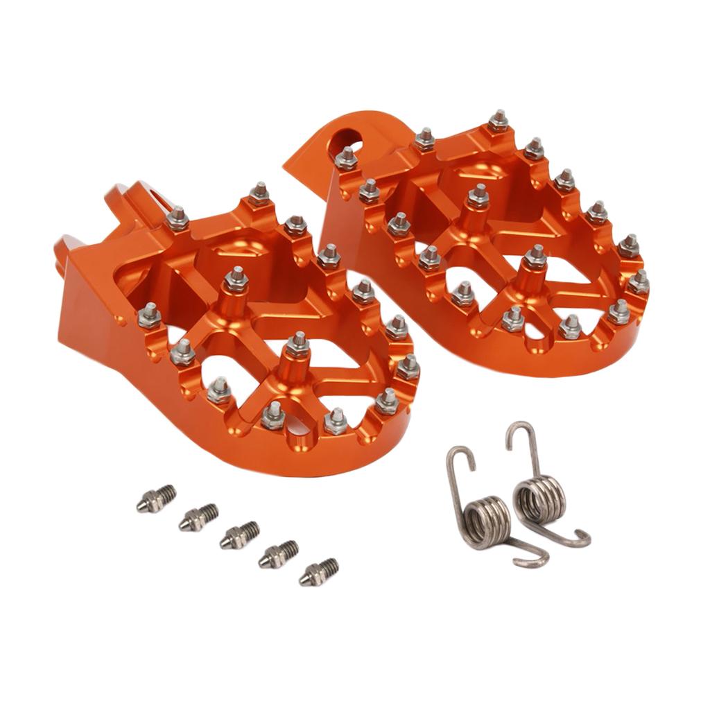 1 Pair Motorcycle Anti-slip Widened Foot Pedal for KTM EXC SX SXS XC XCF SXF XCW XCFW