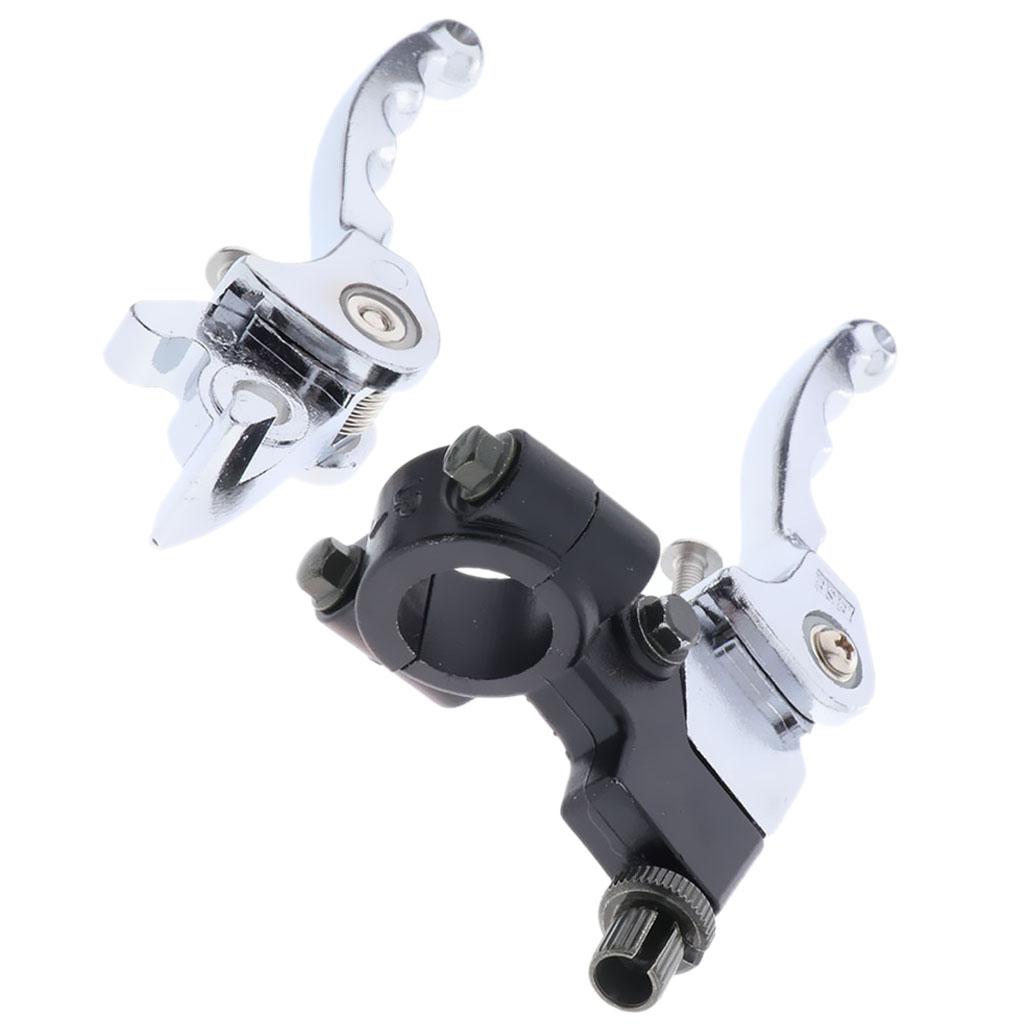 Adjustament Clutch Brake Cable Clutch Levers for Bosuer 110cc 140cc 125cc Dirt Bikes ATV, Left/Right Side