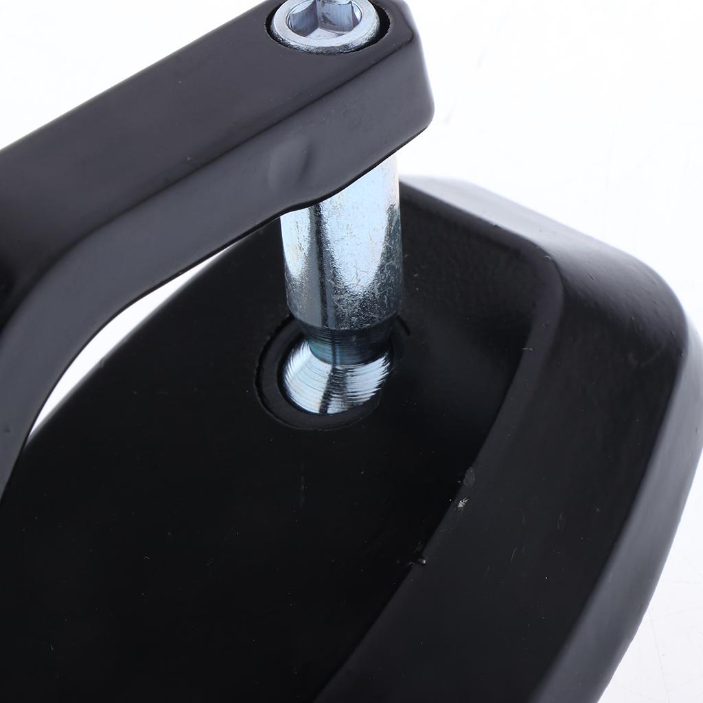 CNC Alloy Side Rear View Race Mirrors for Motorbikes Scooters Silver + Black