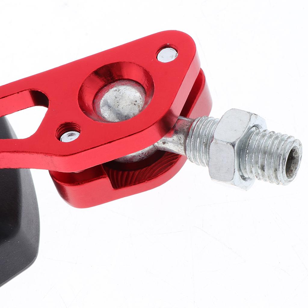 Aluminum Racing Side Rear View Mirrors for Motorcycle Dirt Bikes ATV Red