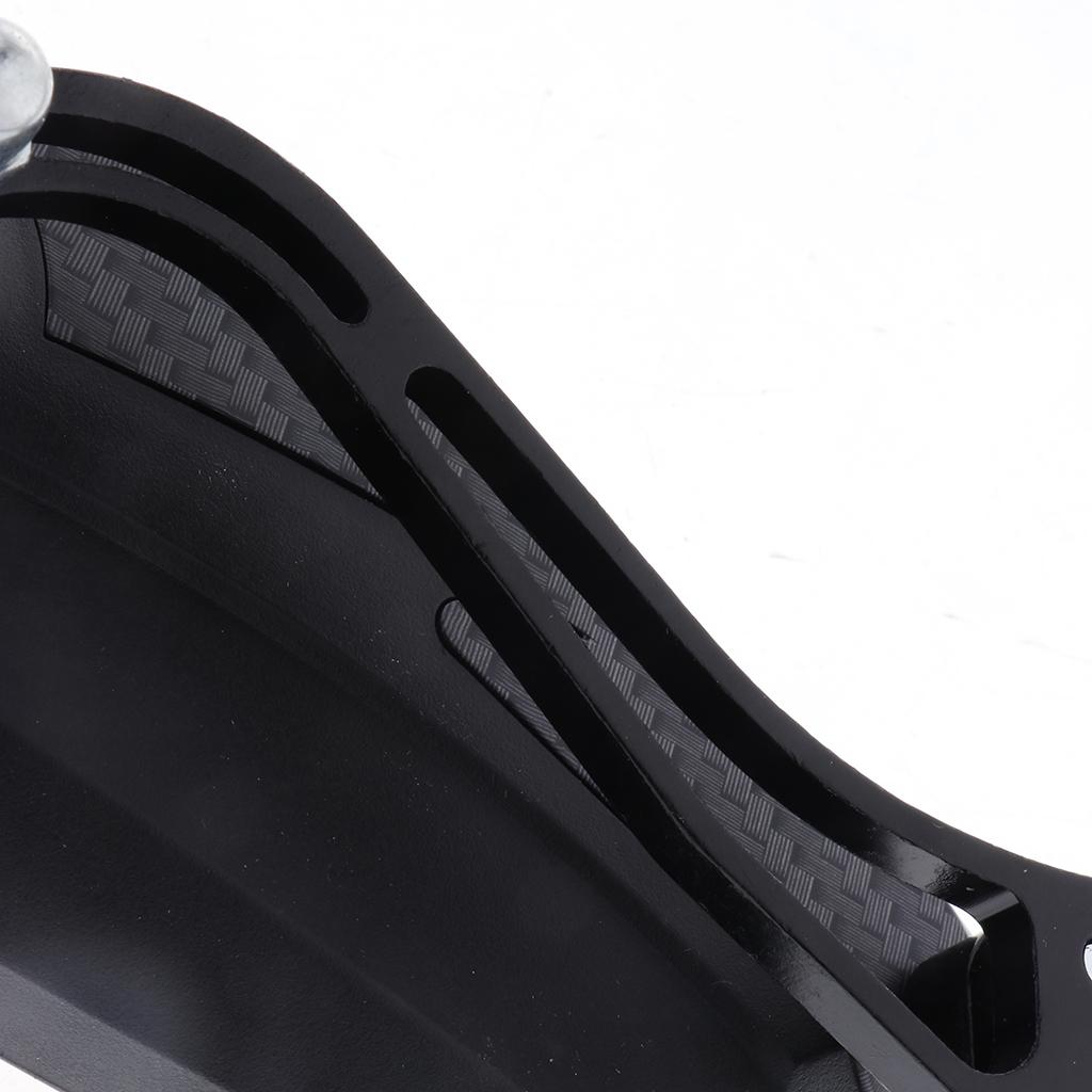 CNC Aluminum Racing Side Rear View Mirrors for Motorcycle Scooter ATV Gray