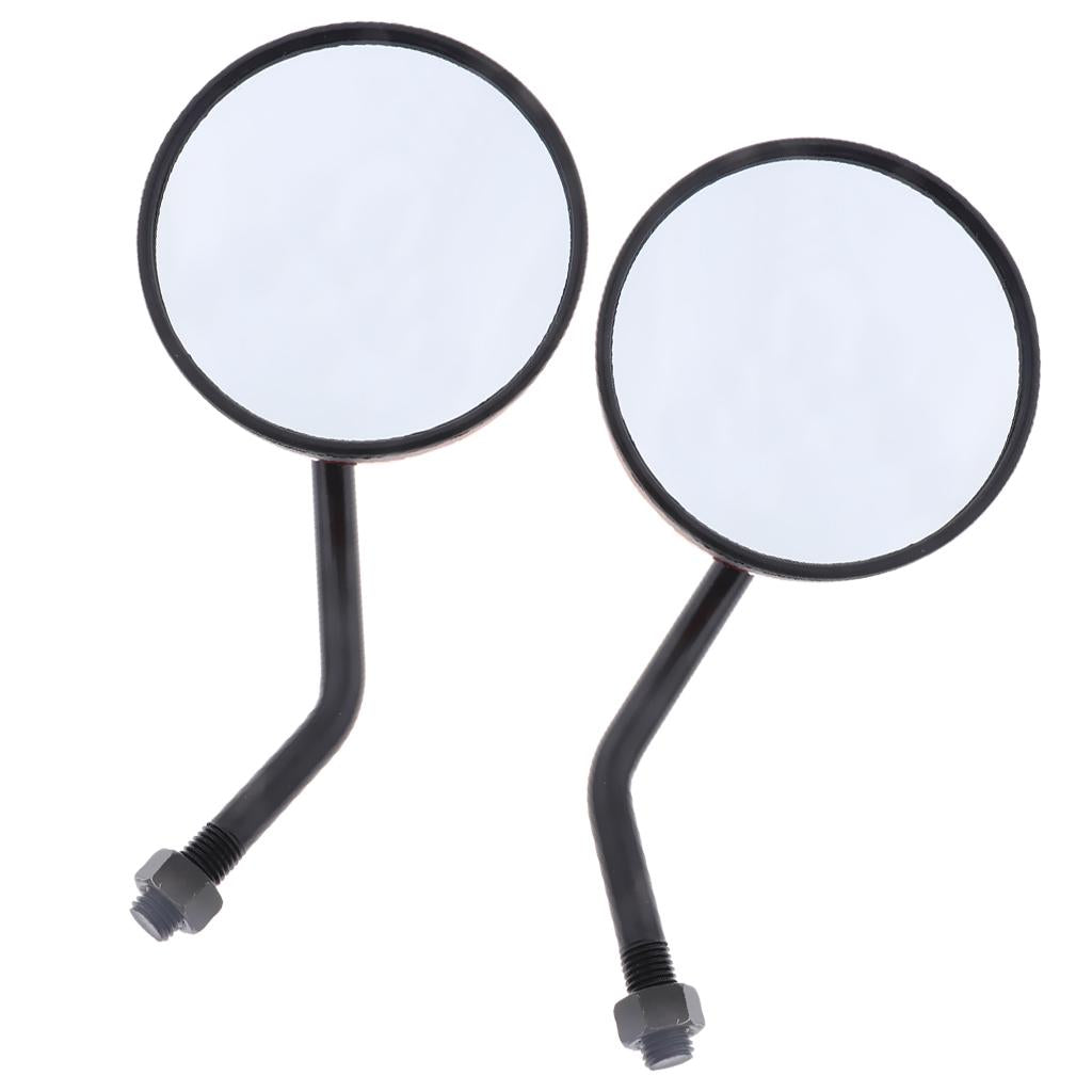 Universal Motorbike Dirt bike ATV Moped Scooter 10mm Rear View Mirror Blue