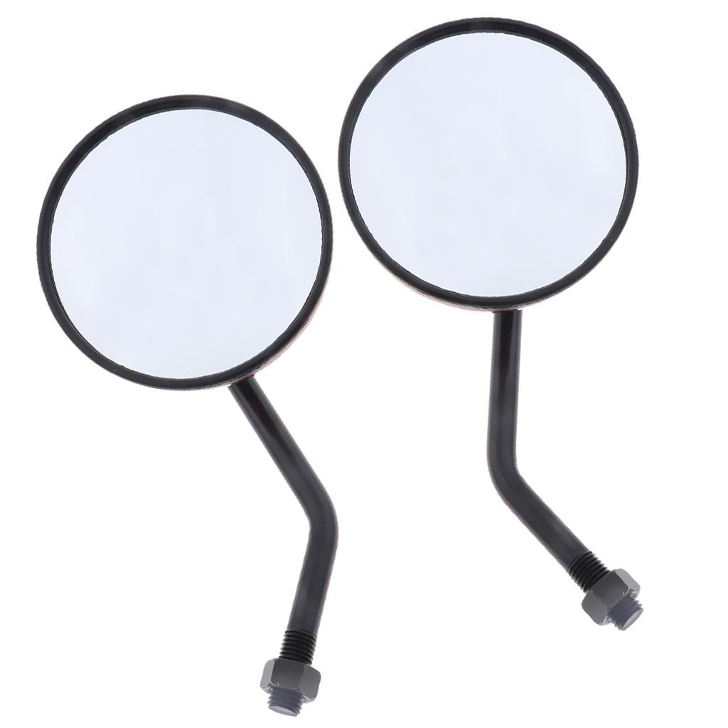 Universal Motorbike Dirt bike ATV Moped Scooter 10mm Rear View Mirror Golden