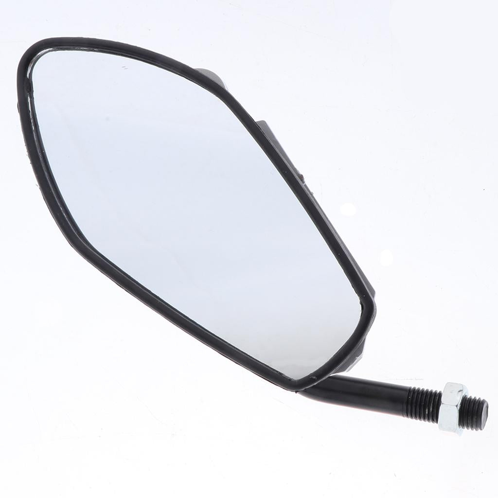 Universal Motorcycle Dirt bike ATV Scooter 10mm Rear View Side Mirror Gray