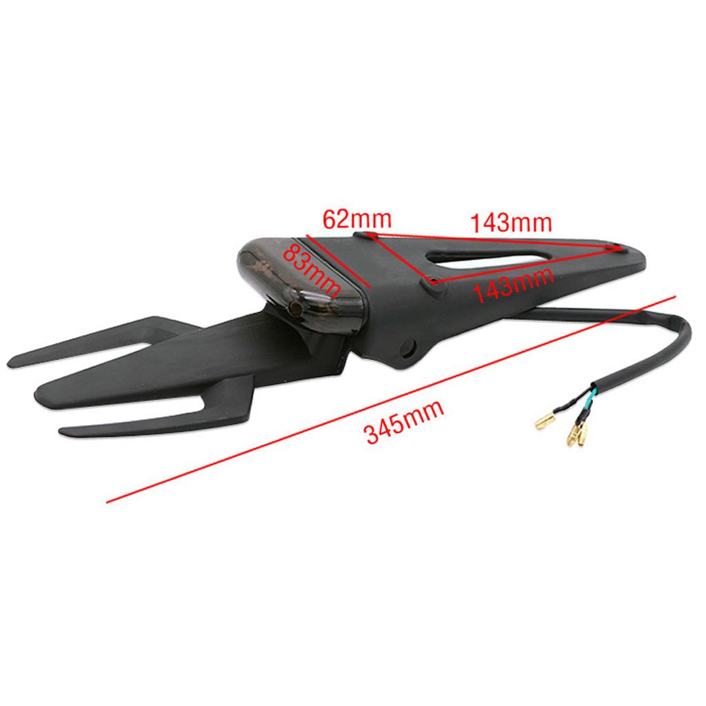 LED Rear Fender Edge Brake Tail Light Lamp for KTM XR250 XR400 Motorcycle