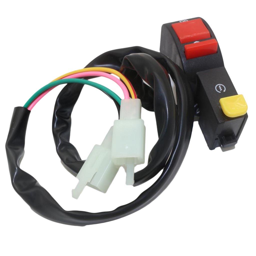4xMotorcycle Engine On Off Kill Switch for ATV Pit Dirt Bike 50 70 110cc 125cc