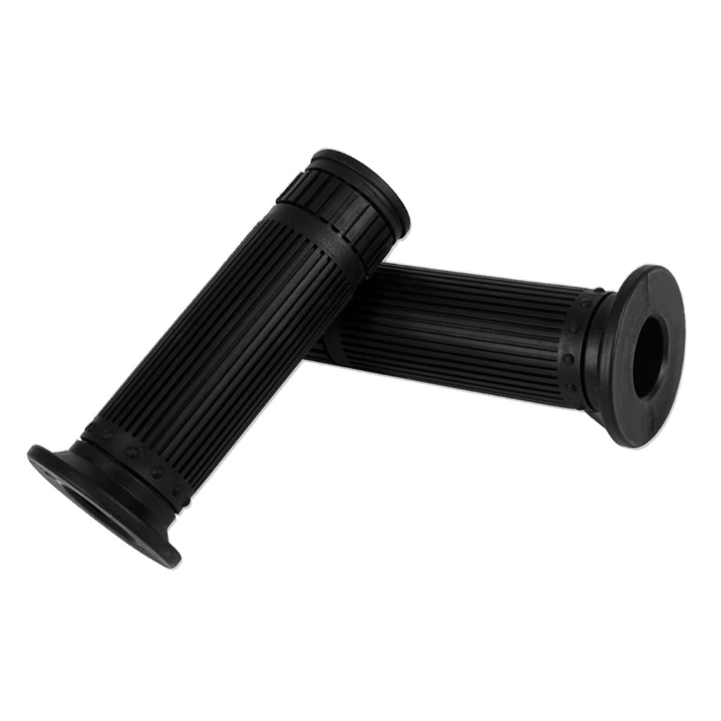 Universal Motorcycle 25/28MM HandleBar Hand Grip Retro Handlebar Black