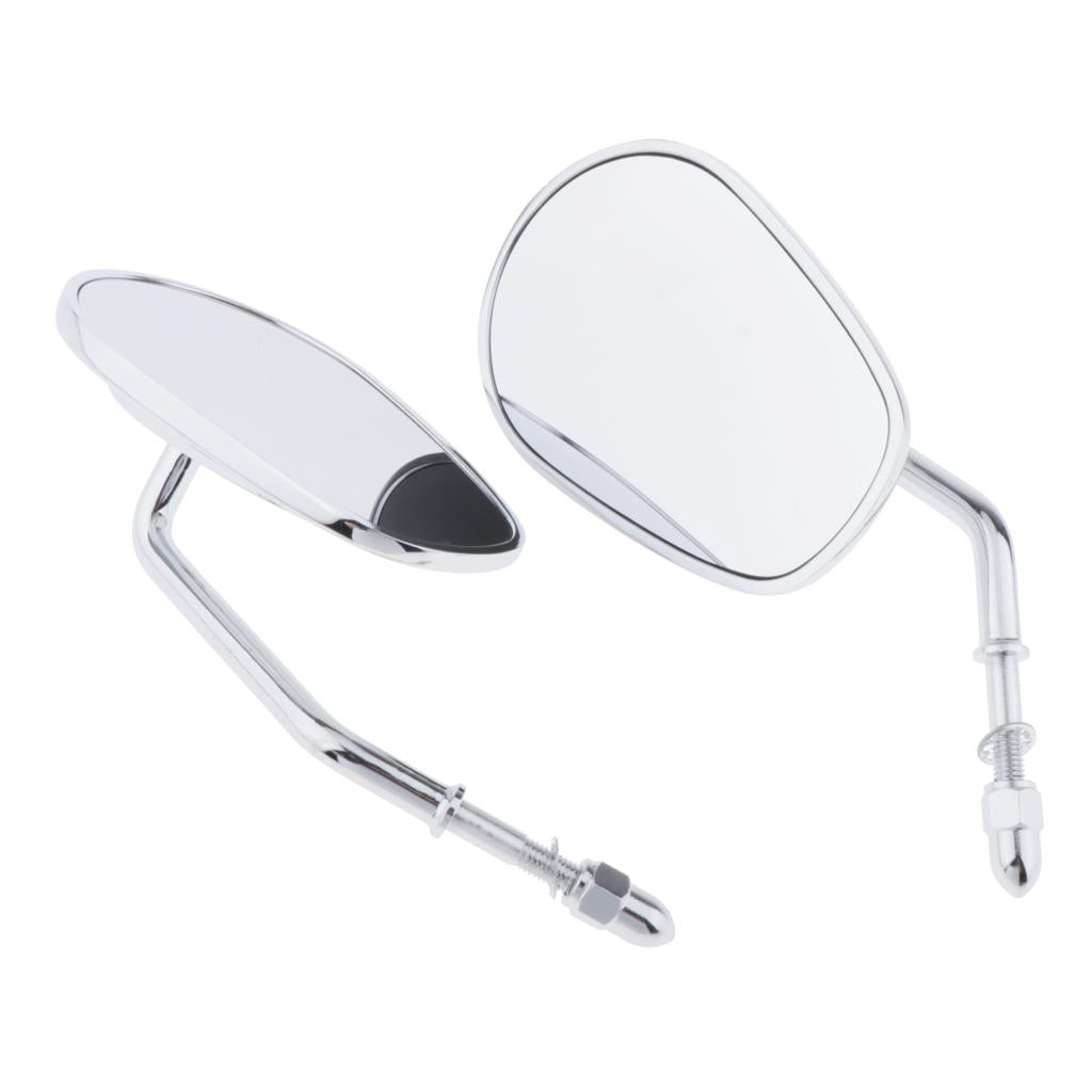 Motorcycle Handlebar Rear View Side Mirrors Fit for Harley