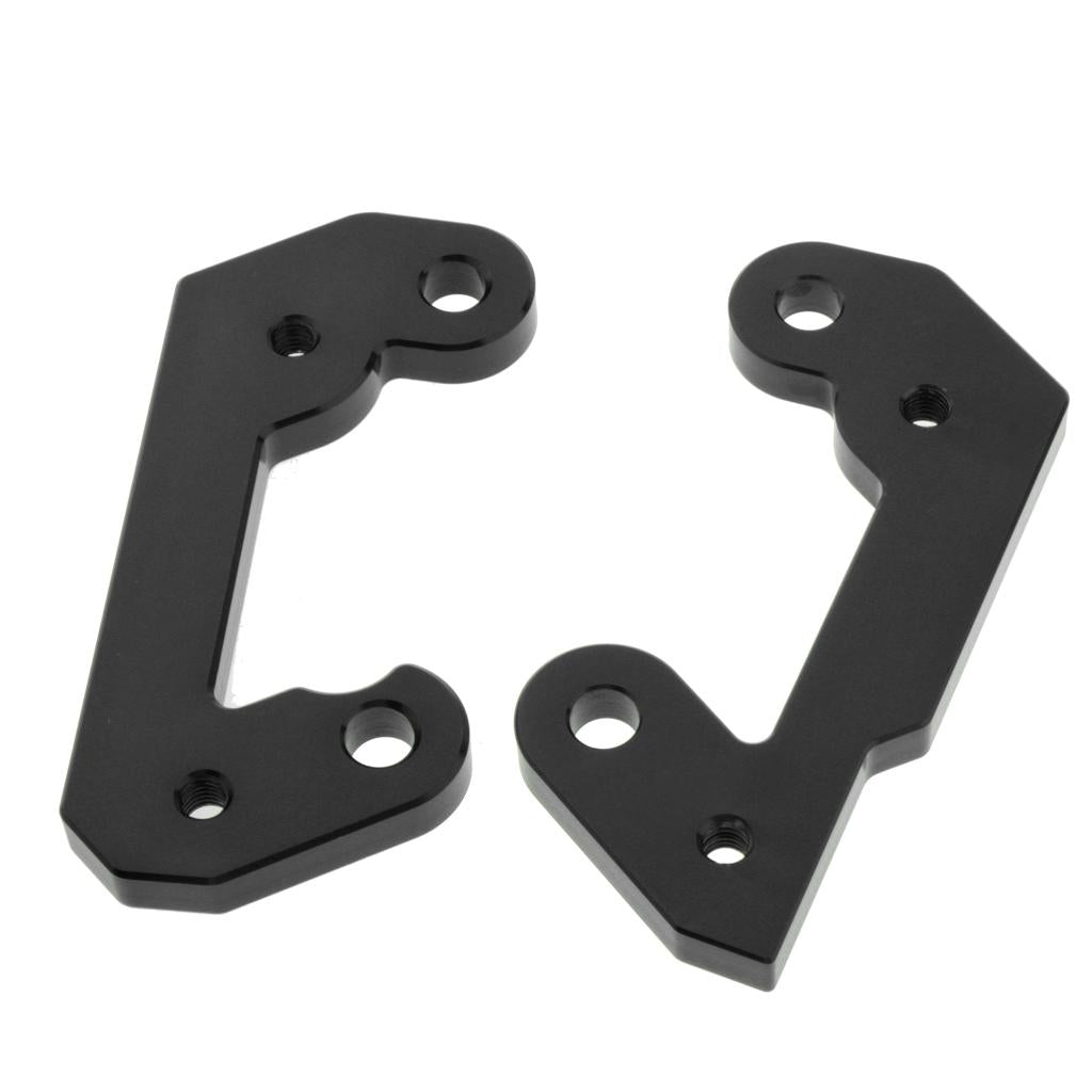 Motorcycle Rearsets Bracket Base Footpeg Plate For Kawasaki NINJA 400 Black
