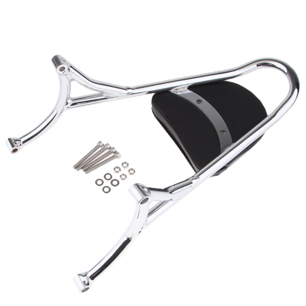 Passenger Sissy Bar Backrest for Harley Sportster XL 883 1200 04-16 Chromed