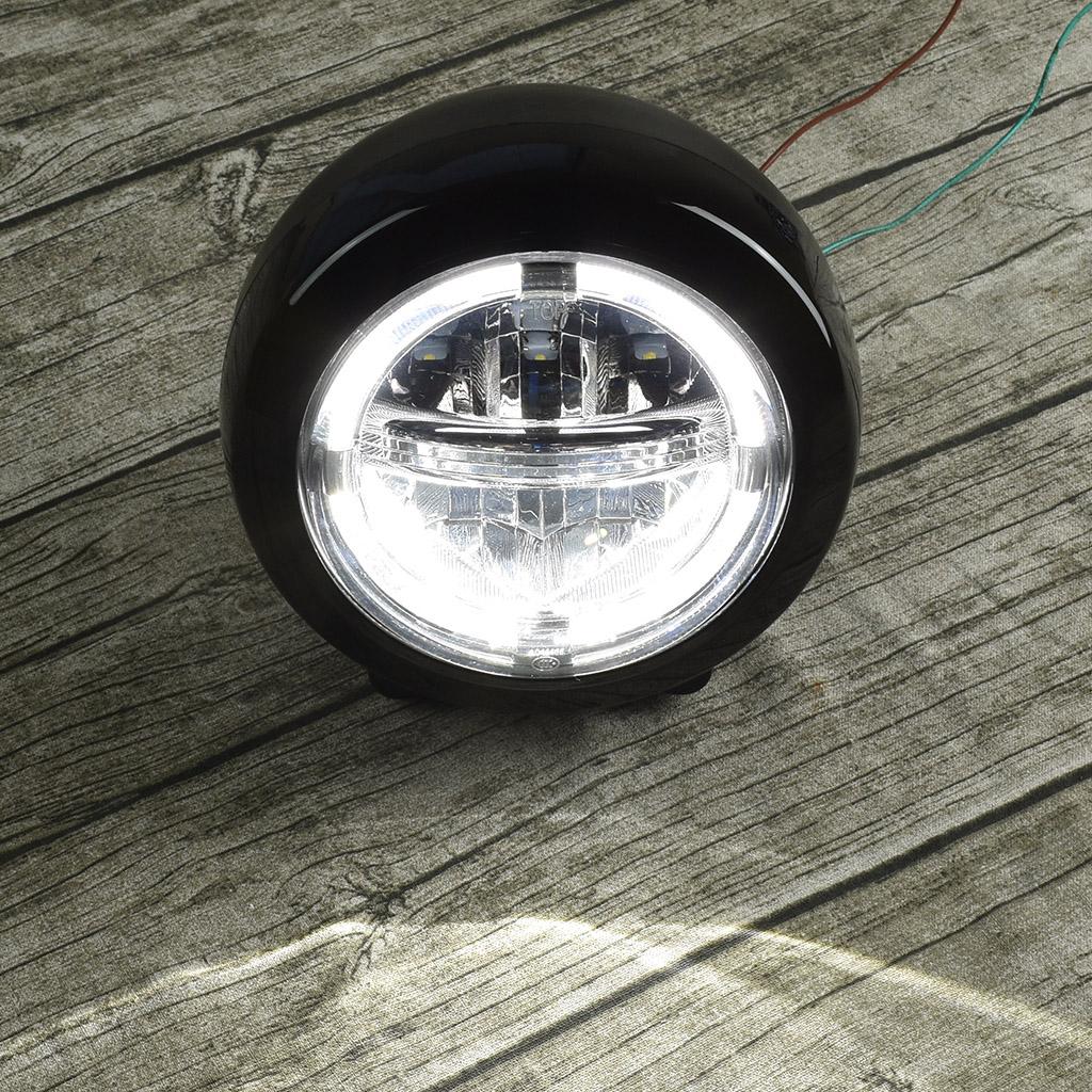 Motorcycle Modern Retro Style LED Headlight Driving Light for Aprilia CR150