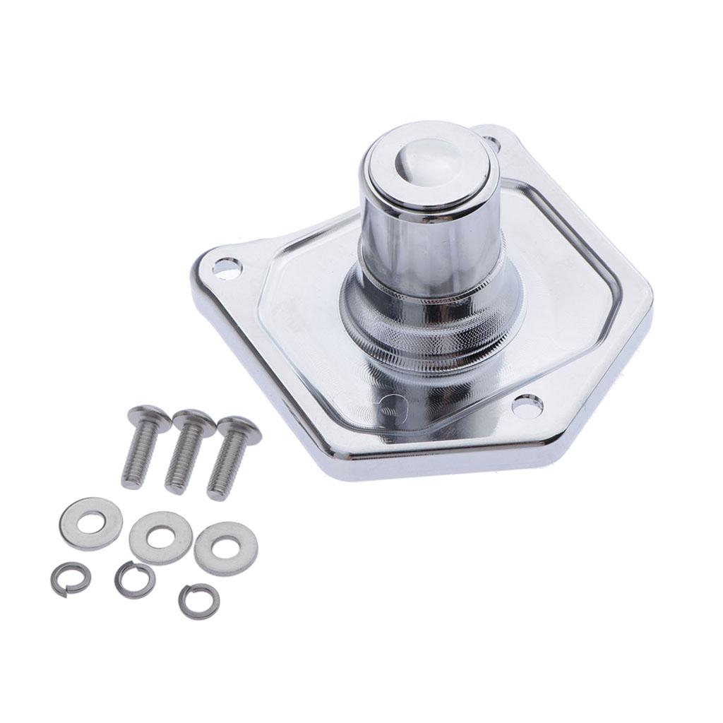 Solenoid Push Button Stater Switch for Harley91-17 EVO TWIN CAM 17762 Silver