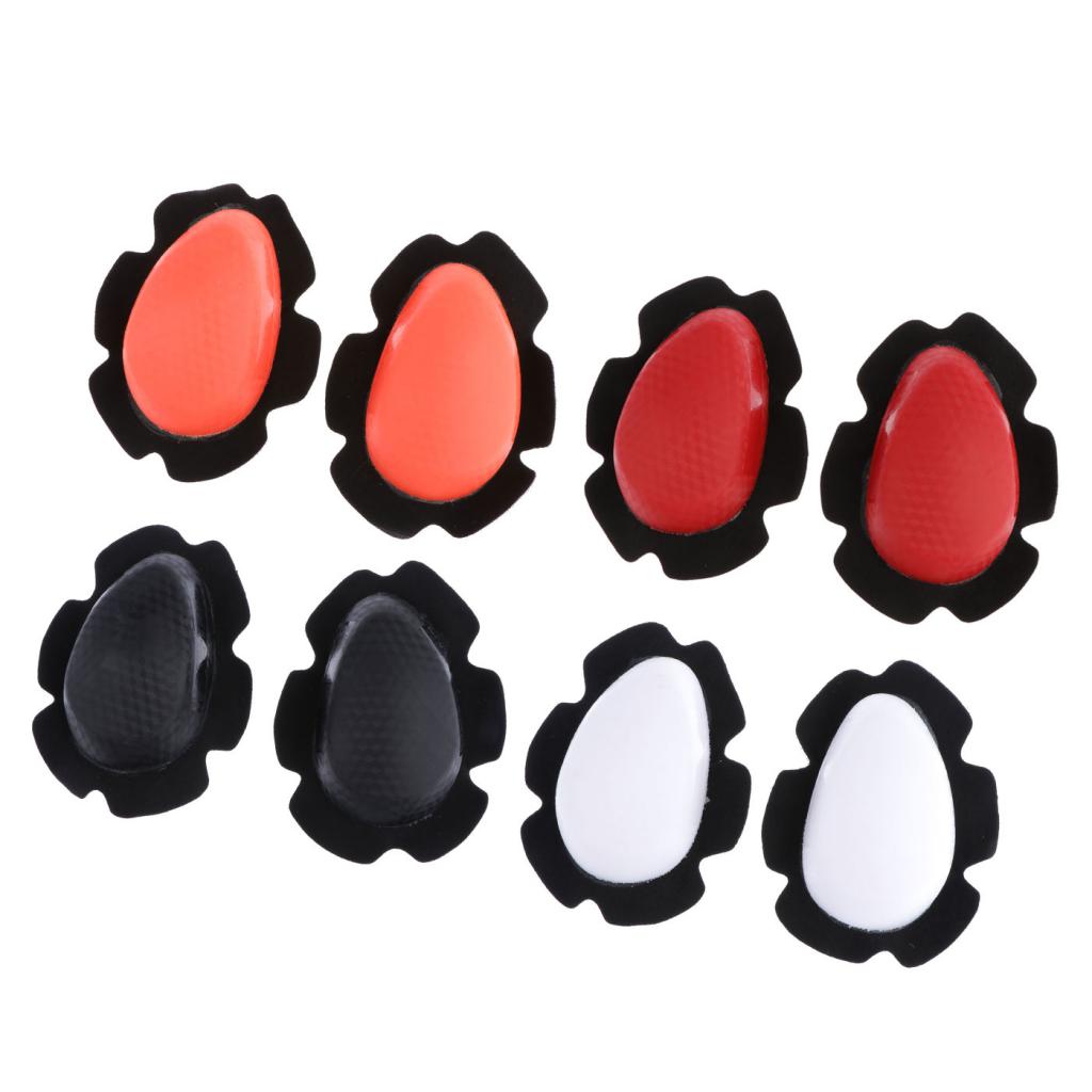 Motorcycle Protective Gears kneepads Knee Pads Slider Protector Cover Red