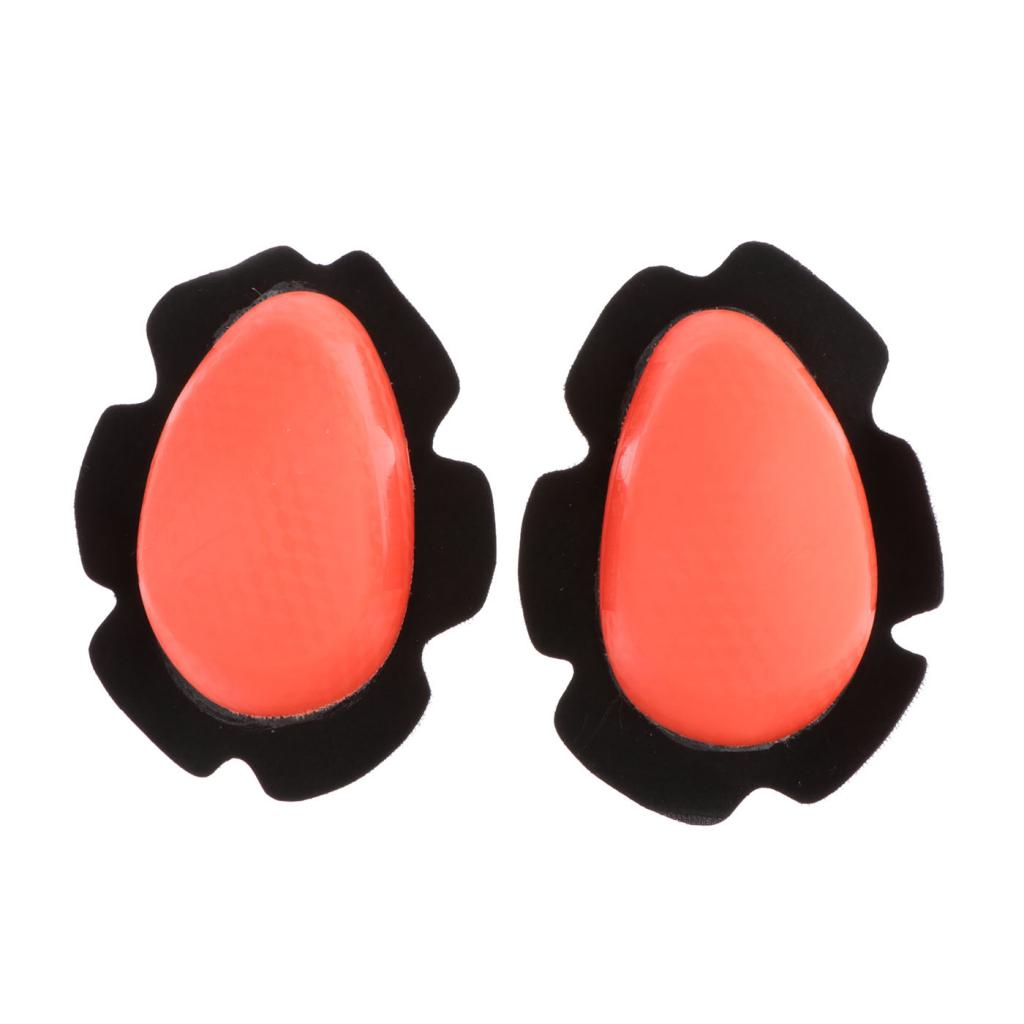 Motorcycle Protective Gears kneepads Knee Pads Slider Protector Cover Orange