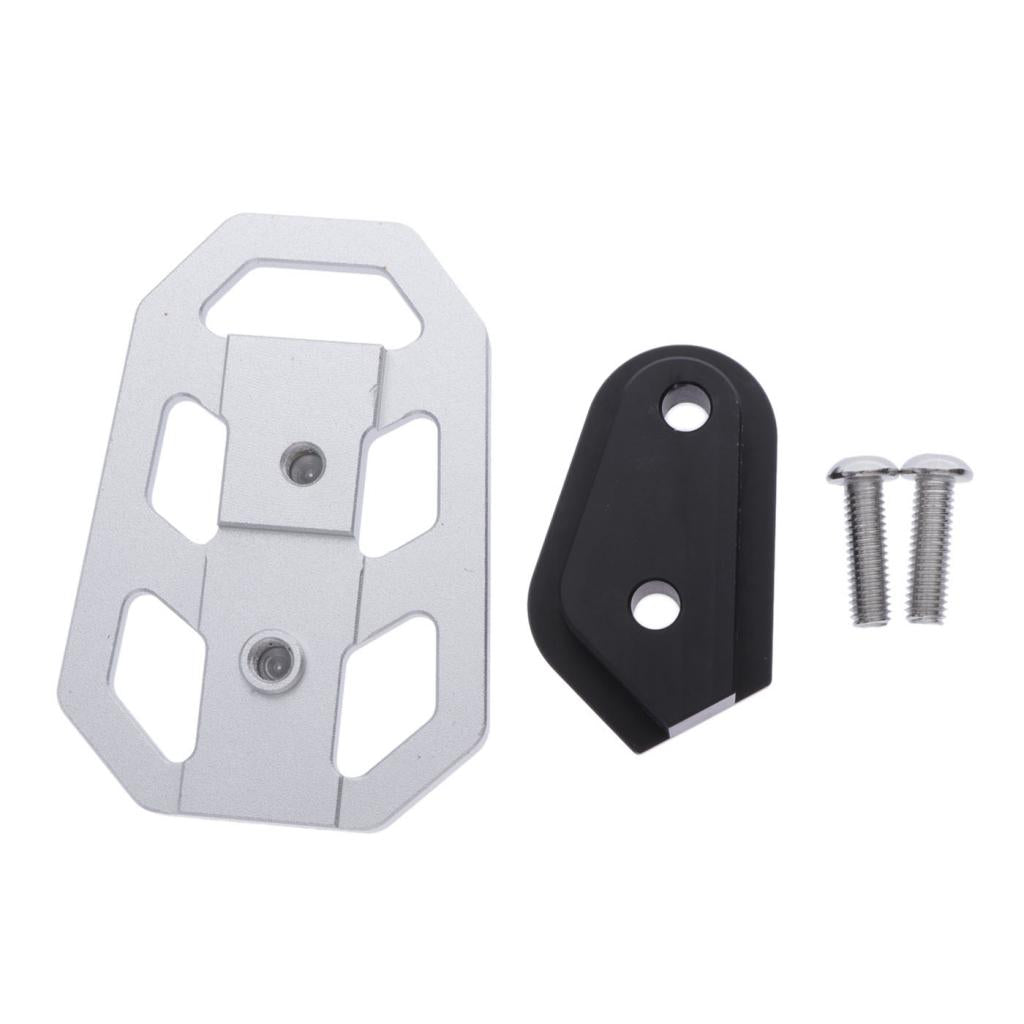 CNC Aluminum Motorbike Foot Pegs Footpegs Footrests for BMW G310GS Silver