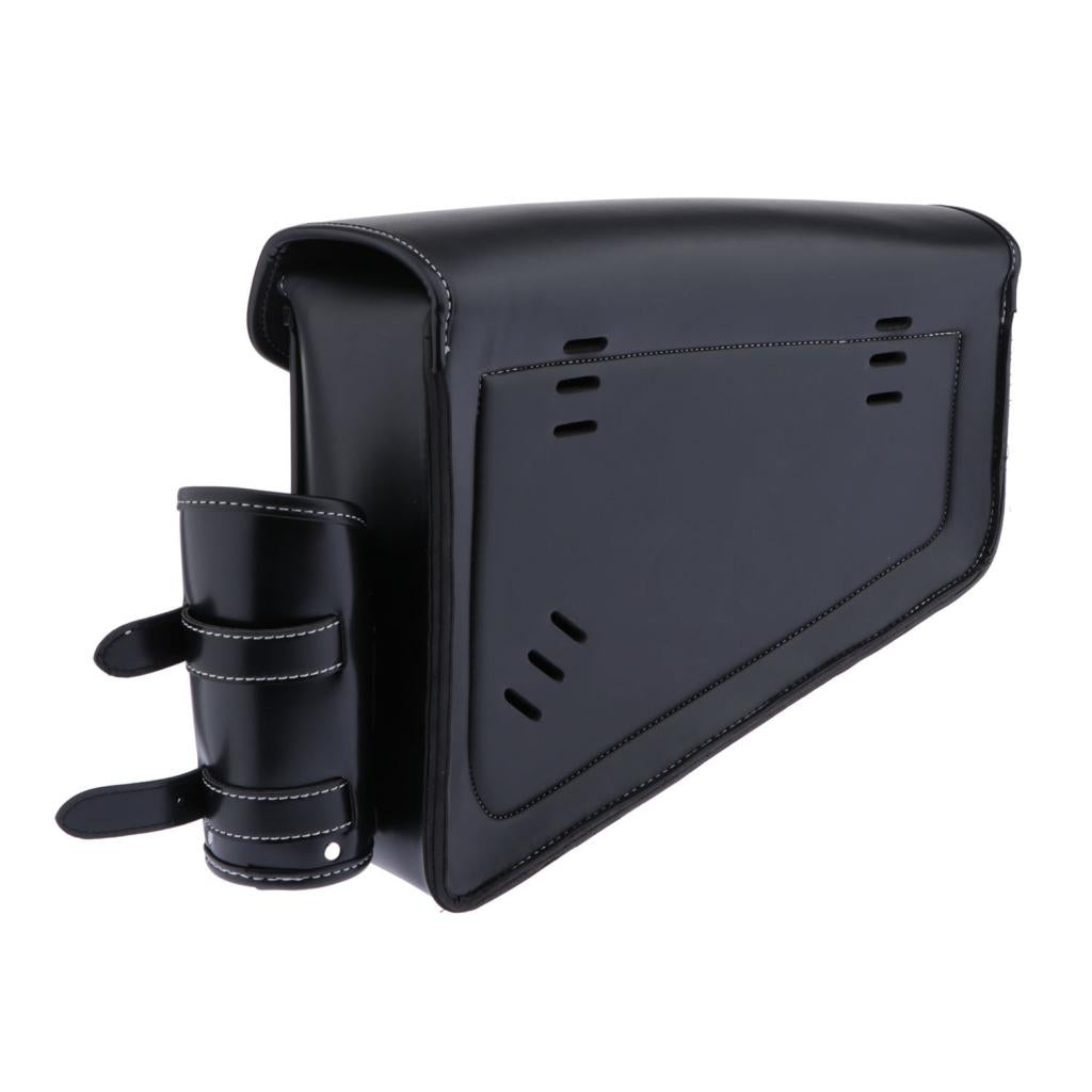 Motorcycle Saddlebag Tool Travel Bag + Fuel Oil Bottle/ Water Cup Holder x1