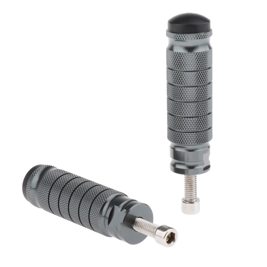 Universal CNC Motorcycle Foot Pegs Footrest for Dirt Bike Scooter Titanium