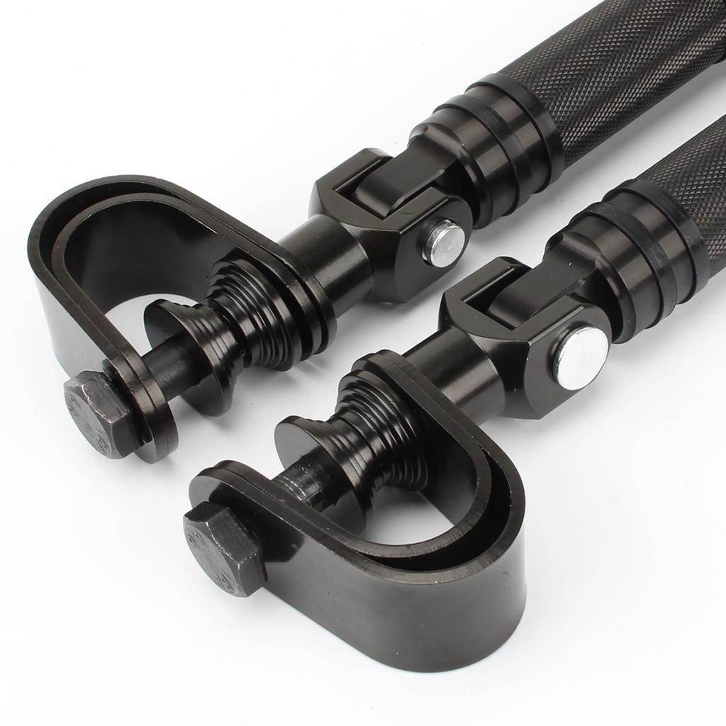 CNC Rubber Front Driver Floorboard Foot Peg For Harley XL 883 195X130mm