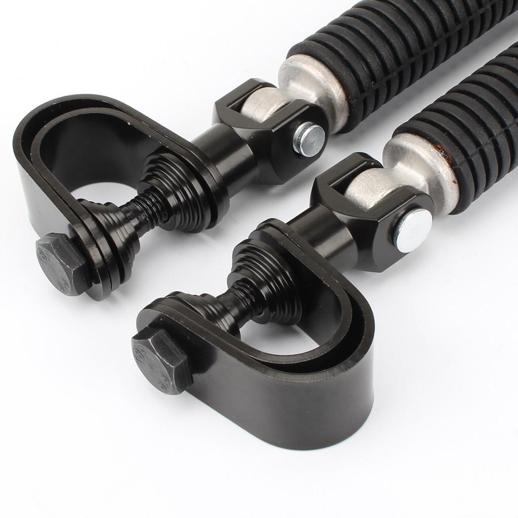 CNC Rubber Front Driver Floorboard Foot Peg For Harley XL 883 28X190mm