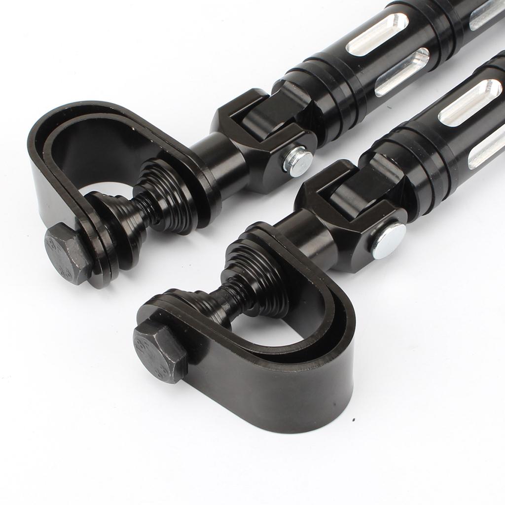 CNC Rubber Front Driver Floorboard Foot Peg For Harley XL 883 25X205mm