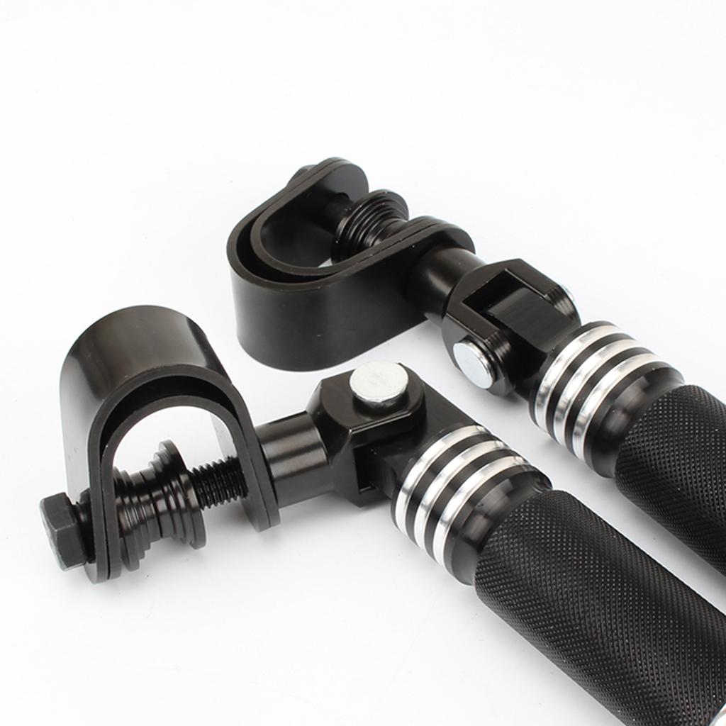 CNC Rubber Front Driver Floorboard Foot Peg For Harley XL 883 202X29mm