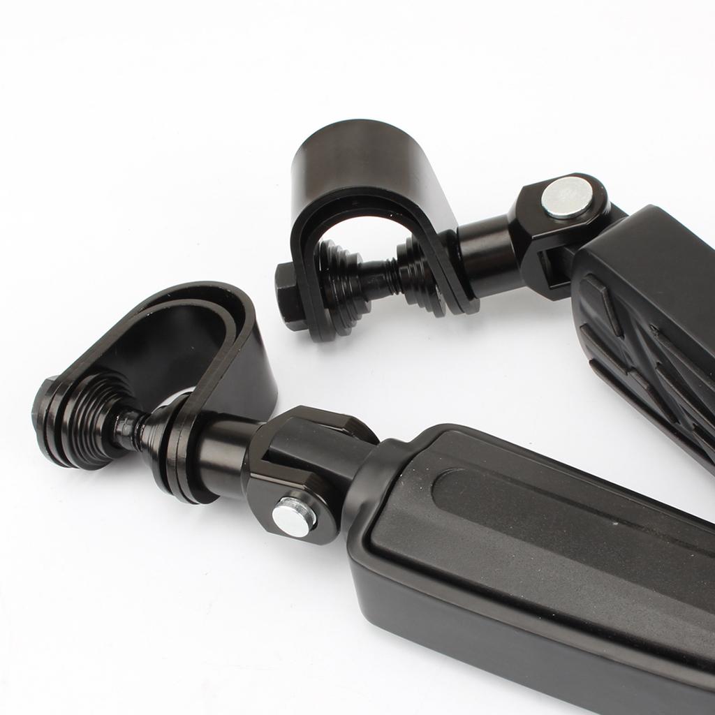 CNC Rubber Front Driver Floorboard Foot Peg For Harley XL 883 45X170mm 