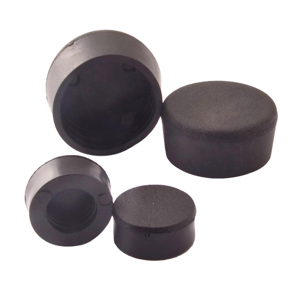 Motorcycle Black Rack Screw Cap Rubber Frame Plugs for Yamaha YZF R6 2006-15