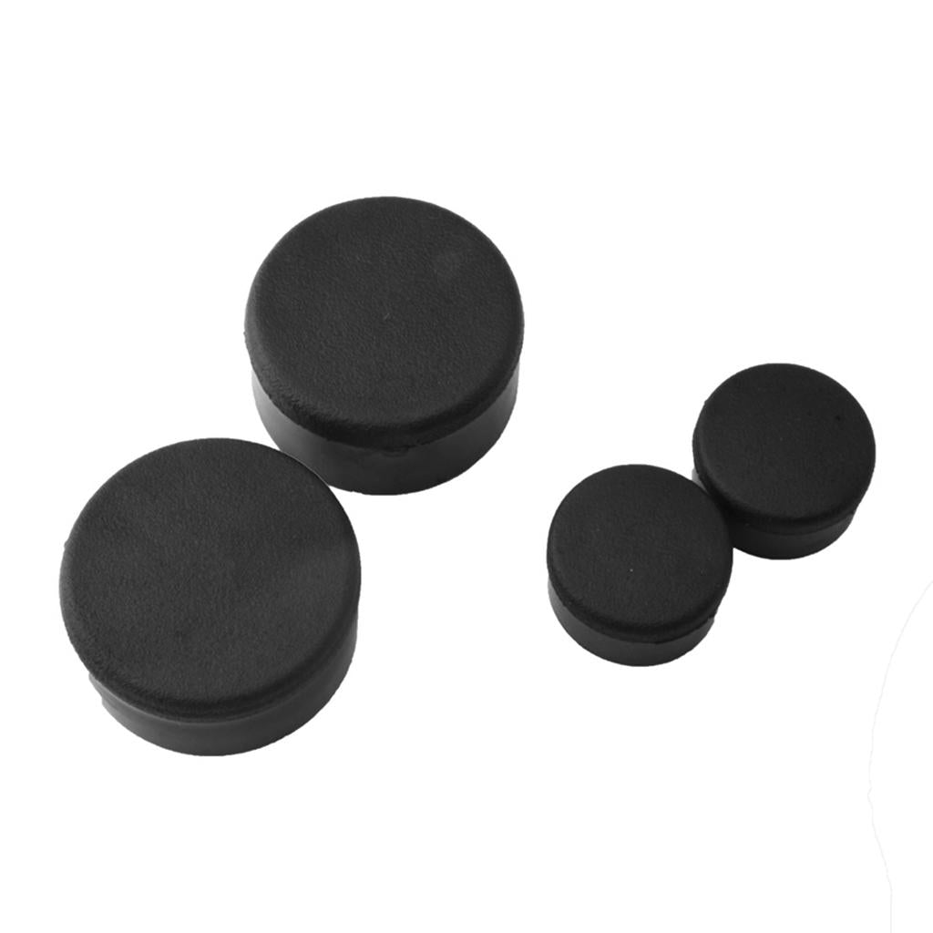 Motorcycle Black Rack Screw Cap Rubber Frame Plugs for Honda CBR1000RR 04-07