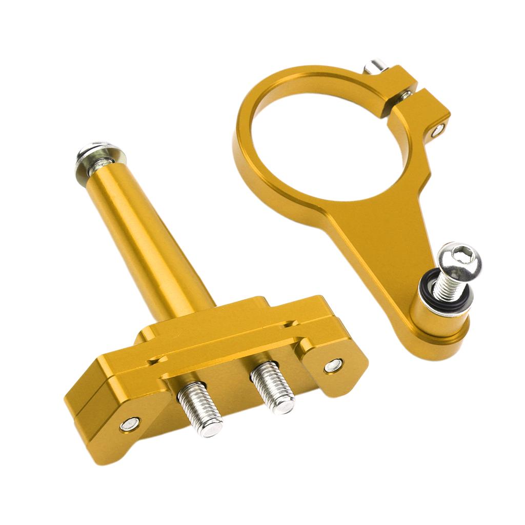 Motorbike CNC Damper Steering Bracket Stabilizer For YAMAHA YZF-R15 Golden